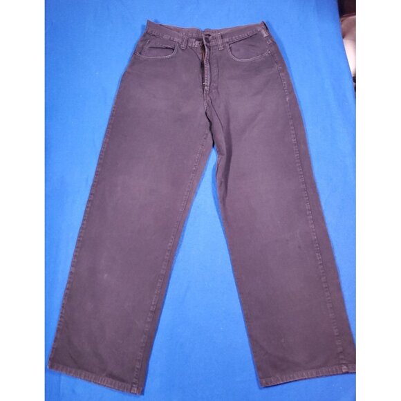 Versace Jeans Signature Black Denim Jeans Pants Men's Size 32 Vintage - Picture 1 of 16
